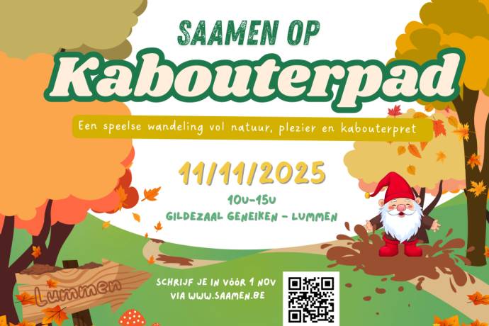Saamen op kabouterpad flyer