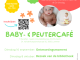Flyer Baby en peutercafé september december 2024
